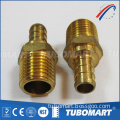 Ningbo supplier copper rings male adaptor coupling union crimp fitting for pex pipe